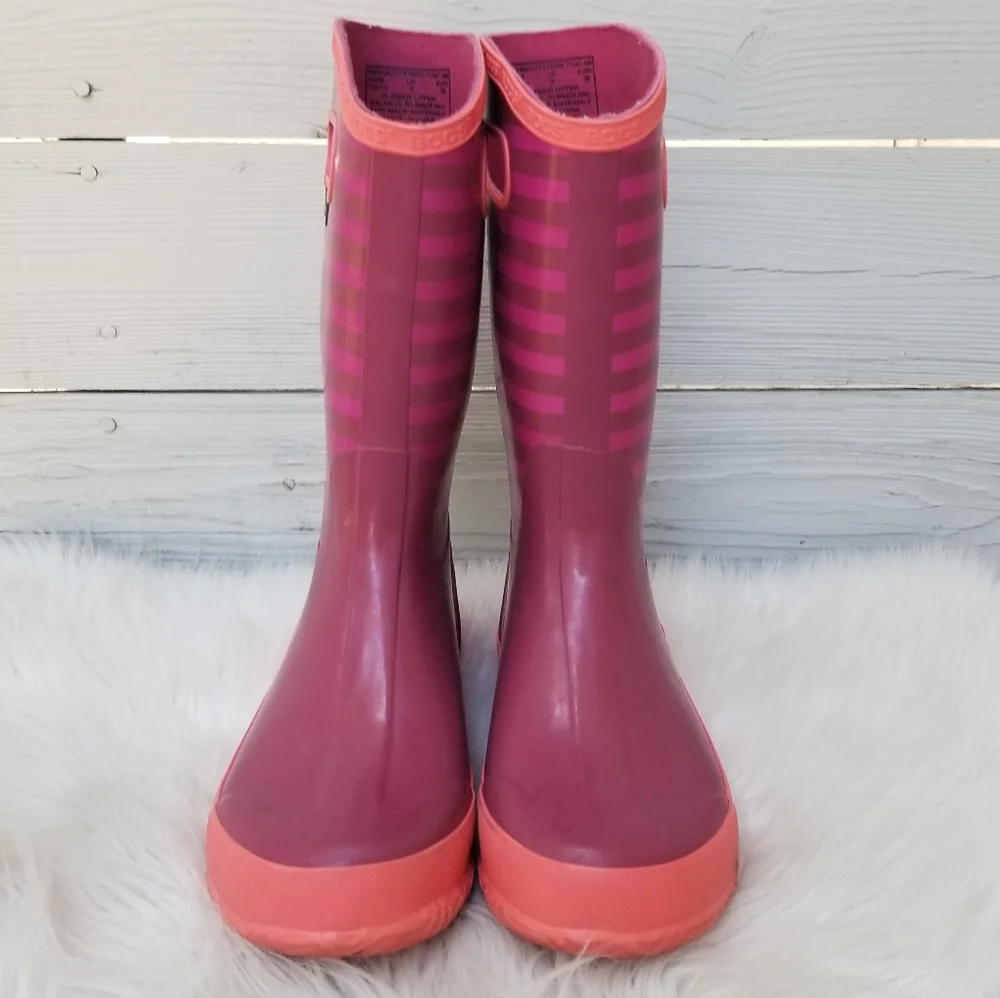 Bogs Striped Rain Boots